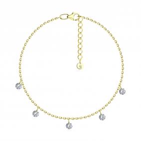 Браслет из лимонного серебра SOKOLOV 93050221 с фианитом 93050221 фото