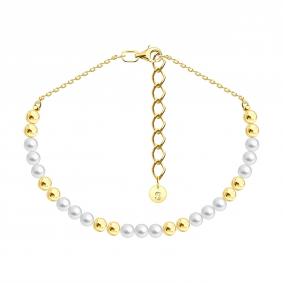 Серебряный браслет SOKOLOV 93050241 с жемчугом 93050241 фото