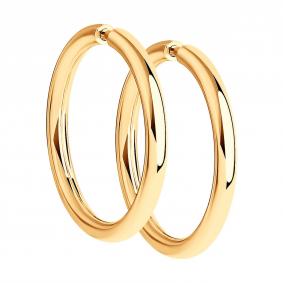 Серьги из золочёного серебра SOKOLOV 93140064 93140064 фото