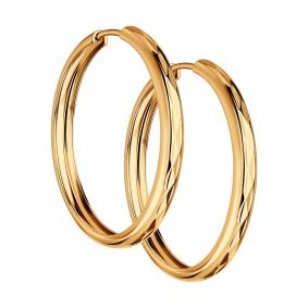 Серьги из золочёного серебра SOKOLOV 93140068 93140068 фото