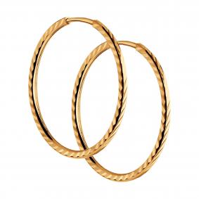 Серьги из золочёного серебра SOKOLOV 93140071 93140071 фото