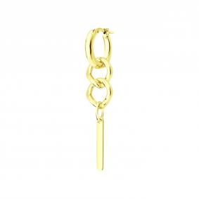Одиночная серьга-трансформер из лимонного золота SOKOLOV 93170032 93170032 фото