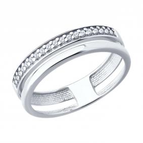 Серебряное кольцо Diamant 94-110-00060-1 с фианитом 94-110-00060-1 фото