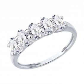 Серебряное кольцо Diamant 94-110-00067-1 с фианитом 94-110-00067-1 фото