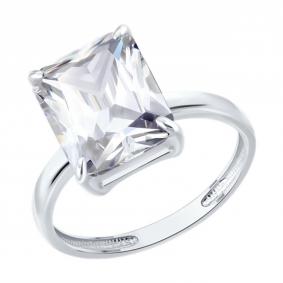 Серебряное кольцо Diamant 94-110-00082-1 с фианитом 94-110-00082-1 фото
