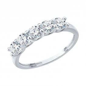 Серебряное кольцо Diamant 94-110-00086-1 с фианитом 94-110-00086-1 фото