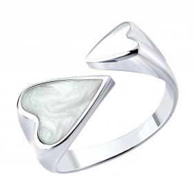 Серебряное кольцо Diamant 94-110-00089-1 с эмалью 94-110-00089-1 фото
