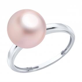 Серебряное кольцо SOKOLOV 94-110-00099-1 с жемчугом 94-110-00099-1 фото