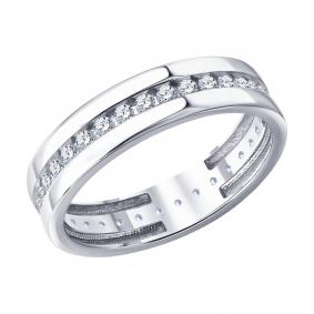 Серебряное кольцо Diamant 94-110-00136-1 с фианитом 94-110-00136-1 фото