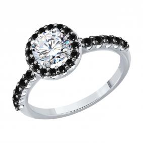 Серебряное кольцо Diamant 94-110-00194-3 с фианитом 94-110-00194-3 фото