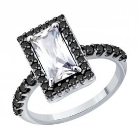 Серебряное кольцо Diamant 94-110-00202-1 с фианитом 94-110-00202-1 фото