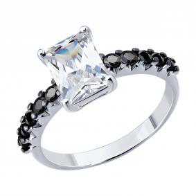 Серебряное кольцо Diamant 94-110-00212-1 с фианитом 94-110-00212-1 фото