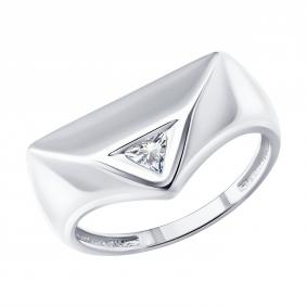 Серебряное кольцо Diamant 94-110-00254-1 с фианитом 94-110-00254-1 фото