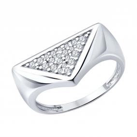 Серебряное кольцо Diamant 94-110-00257-1 с фианитом 94-110-00257-1 фото