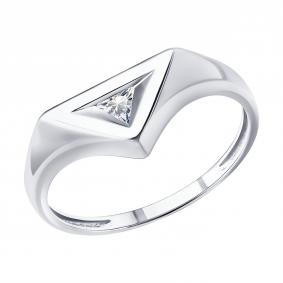 Серебряное кольцо Diamant 94-110-00269-1 с фианитом 94-110-00269-1 фото