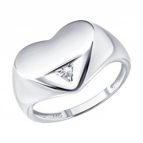 Серебряное кольцо Diamant 94-110-00271-1 с фианитом 94-110-00271-1 фото