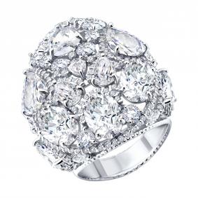 Серебряное кольцо Diamant 94-110-00289-1 с фианитом 94-110-00289-1 фото