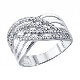 Серебряное кольцо Diamant 94-110-00509-1 с фианитом 94-110-00509-1 фото