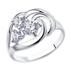 Серебряное кольцо Diamant 94-110-00542-1 с фианитом 94-110-00542-1 фото