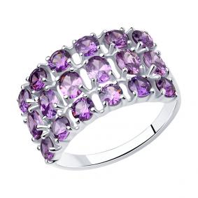 Серебряное кольцо Diamant 94-110-00558-2 с фианитом 94-110-00558-2 фото