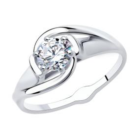 Серебряное кольцо Diamant 94-110-00653-1 с фианитом 94-110-00653-1 фото