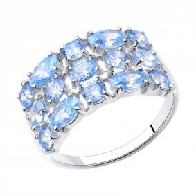 Серебряное кольцо Diamant 94-110-00665-2 с фианитом 94-110-00665-2 фото