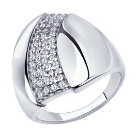 Серебряное кольцо Diamant 94-110-00676-1 с фианитом 94-110-00676-1 фото