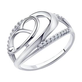 Серебряное кольцо Diamant 94-110-00697-1 с фианитом 94-110-00697-1 фото