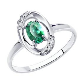 Серебряное кольцо Diamant 94-110-00705-1 с фианитом 94-110-00705-1 фото