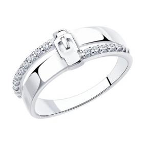 Серебряное кольцо Diamant 94-110-00801-1 с фианитом 94-110-00801-1 фото