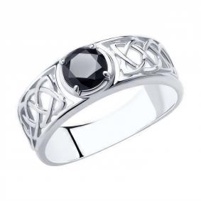 Серебряное кольцо Diamant 94-110-00956-1 с фианитом 94-110-00956-1 фото