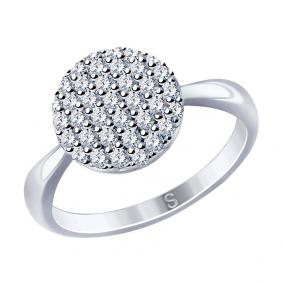 Серебряное кольцо Diamant 94-110-01214-1 с фианитом 94-110-01214-1 фото