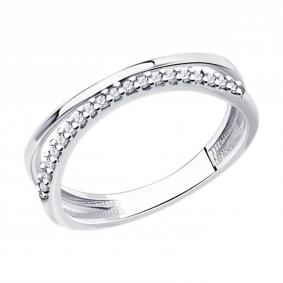 Серебряное кольцо Diamant 94-110-01513-2 с фианитом 94-110-01513-2 фото