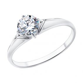 Серебряное кольцо Diamant 94-110-01550-1 с фианитом 94-110-01550-1 фото