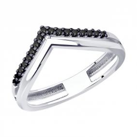 Серебряное кольцо Diamant 94-110-01595-1 с фианитом 94-110-01595-1 фото