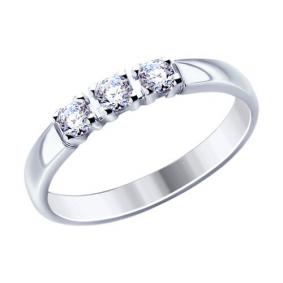 Серебряное кольцо Diamant 94-110-01638-1 с фианитом 94-110-01638-1 фото