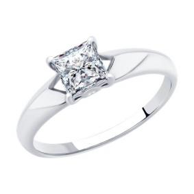 Серебряное кольцо Diamant 94-110-01639-1 с фианитом 94-110-01639-1 фото
