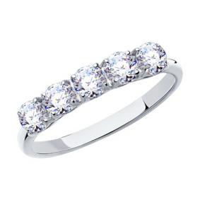 Серебряное кольцо Diamant 94-110-01641-1 с фианитом 94-110-01641-1 фото