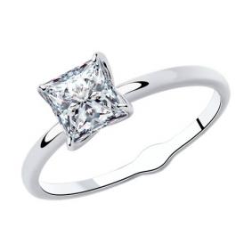 Серебряное кольцо Diamant 94-110-01643-1 с фианитом 94-110-01643-1 фото