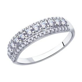 Серебряное кольцо Diamant 94-110-01644-1 с фианитом 94-110-01644-1 фото