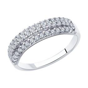 Серебряное кольцо Diamant 94-110-01650-1 с фианитом 94-110-01650-1 фото