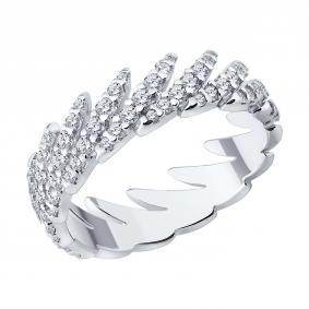 Серебряное кольцо Diamant 94-110-01941-1 с фианитом 94-110-01941-1 фото