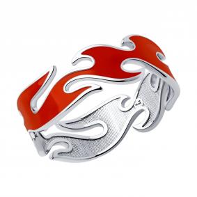 Серебряное кольцо Diamant 94-110-01973-1 с эмалью 94-110-01973-1 фото