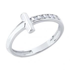 Серебряное кольцо Diamant 94-110-02308-1 с фианитом 94-110-02308-1 фото