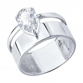Серебряное кольцо Diamant 94-110-02344-1 с фианитом 94-110-02344-1 фото