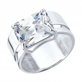 Серебряное кольцо Diamant 94-110-02366-1 с фианитом 94-110-02366-1 фото