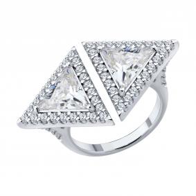 Серебряное кольцо Diamant 94-110-02427-1 с фианитом 94-110-02427-1 фото