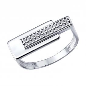 Серебряное кольцо Diamant 94-110-02443-1 с фианитом 94-110-02443-1 фото