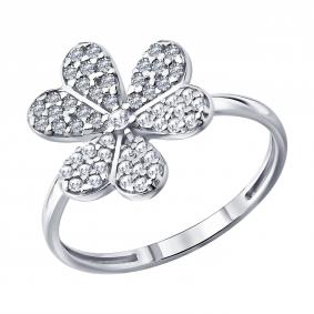Серебряное кольцо Diamant 94-110-02451-1 с фианитом 94-110-02451-1 фото