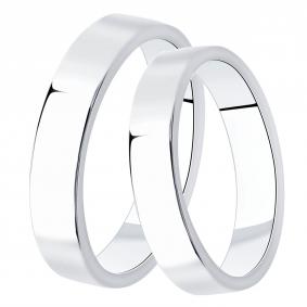 Серебряное обручальное кольцо 4 мм Diamant 94-111-02097-1 94-111-02097-1 фото